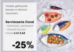 Hanos Serviesserie Coral aanbieding