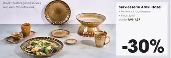 Hanos Serviesserie Araki Hazel aanbieding