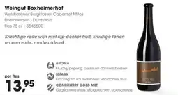 Hanos Weingut Boxheimerhof aanbieding