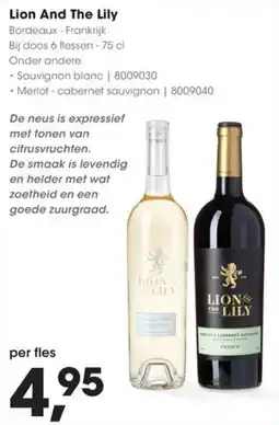 Hanos Lion And The Lily aanbieding