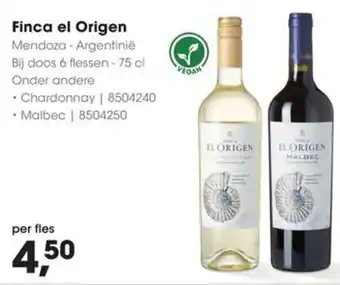 Hanos Finca el Origen aanbieding