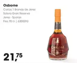 Hanos Osborne aanbieding