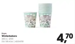 Hanos Kram Winterbekers aanbieding