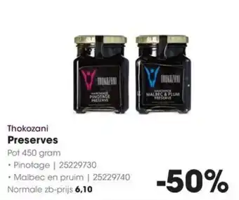 Hanos Thokozani Preserves aanbieding