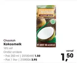 Hanos Chaokoh Kokosmelk aanbieding