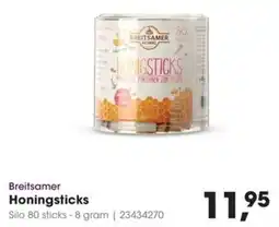 Hanos Breitsamer Honingsticks aanbieding