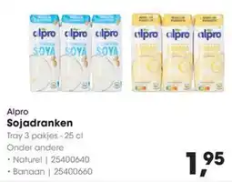Hanos Alpro Sojadranken aanbieding