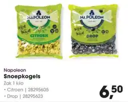 Hanos Napoleon Snoepkogels aanbieding