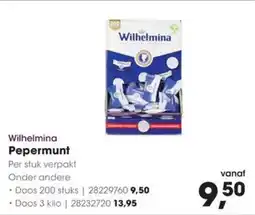Hanos Wilhelmina Pepermunt aanbieding