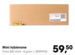 Hanos Mini toblerone aanbieding