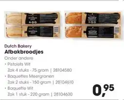 Hanos Dutch Bakery Afbakbroodjes aanbieding