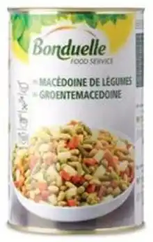 Hanos Bonduelle Groenteconserven Groentemacedoine aanbieding