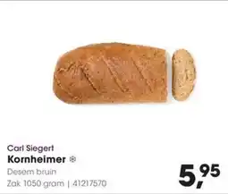 Hanos Carl Siegert Kornheimer aanbieding