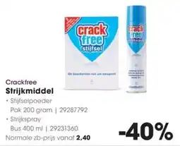 Hanos Crackfree Strijkmiddel aanbieding