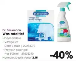 Hanos Dr. Beckmann Was Additief aanbieding