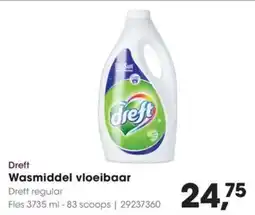 Hanos Dreft Wasmiddel Vloeibaar aanbieding