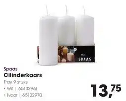 Hanos Spaas Cilinderkaars aanbieding