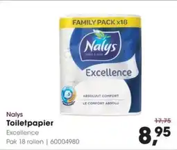 Hanos Nalys Toiletpapier Excellence aanbieding
