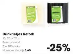 Hanos Drinkrietjes Refork aanbieding