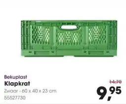 Hanos Bekuplast Klapkrat aanbieding