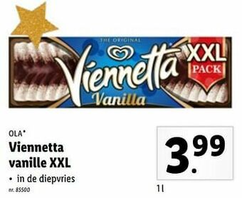 Lidl Viennetta vanille xxl aanbieding
