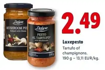 Lidl Luxepesto aanbieding