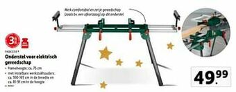Lidl Onderstel voor elektrisch gereedschap aanbieding