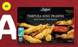 Lidl Reuzengarnalen in tempuradeeg met sweet chilisaus aanbieding