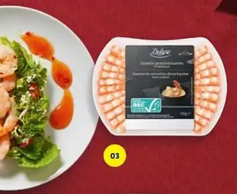 Lidl Gepelde garnaalstaarten aanbieding