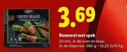 Lidl Bonenrol met Spek aanbieding