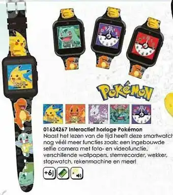 ToyChamp Interactief Horloge Pokémon aanbieding