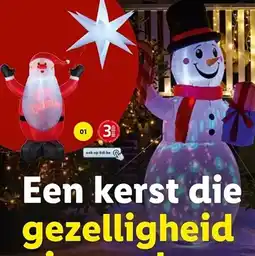 Lidl Livarno Home Opblaasbare XXL kerstfiguren aanbieding