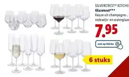 Lidl Silvercrest Kitchen Tools Glazenset aanbieding