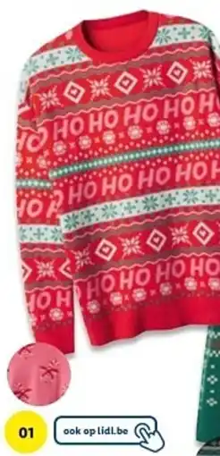 Lidl Esmara Kersttrui aanbieding