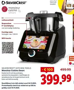 Lidl Silvercrest Kitchen Tools Monsieur Cuisine Smart aanbieding