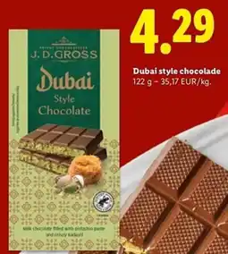 Lidl Dubai style chocolade aanbieding