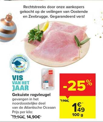 Carrefour Gekuiste Rogvleugel aanbieding