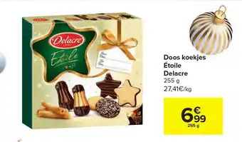 Carrefour Doos Koekjes Etoile Delacre aanbieding
