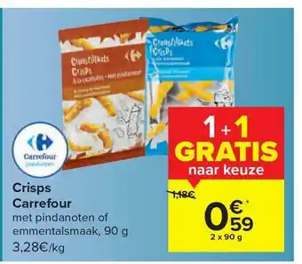 Crisps Met Pindanoten Of Emmentalsmaak