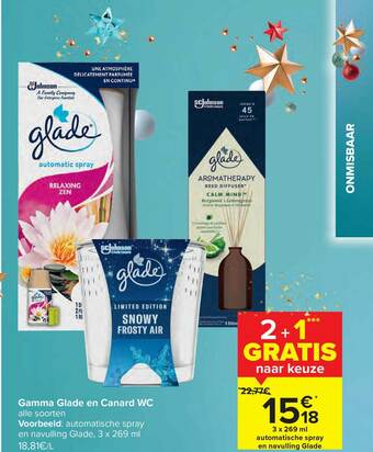 Carrefour Gamma Glade En Canard Wc aanbieding