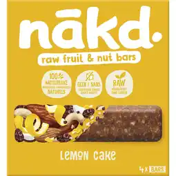 Albert Heijn Nakd. Lemon cake bars aanbieding