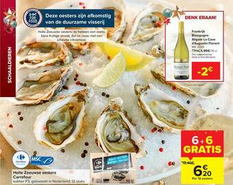 Carrefour Holle Zeeuwse Oesters aanbieding