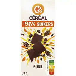 Albert Heijn Céréal Purechocolade minder suikers aanbieding