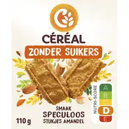 Albert Heijn Céréal Speculaas stukjes amandel zonder suiker aanbieding