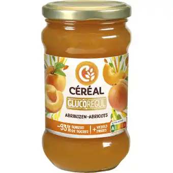 Albert Heijn Céréal Glucoregul jam abrikozen minder suikers aanbieding