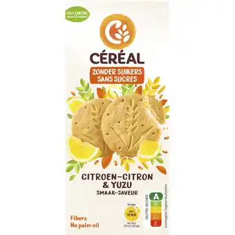 Albert Heijn Céréal Citroen-yuzu koek zonder suikers bel aanbieding