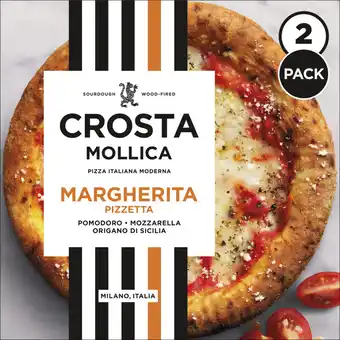Albert Heijn Crosta Mollica Pizzetta margherita 2-pack aanbieding