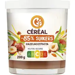 Albert Heijn Céréal Hazelnootpasta minder suiker bel aanbieding