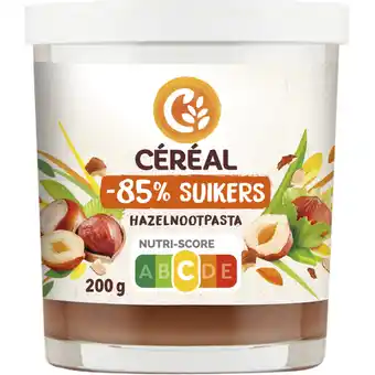 Albert Heijn Céréal Hazelnootpasta minder suiker bel aanbieding