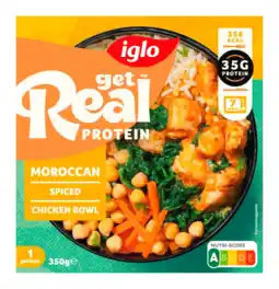 Albert Heijn Iglo Protein moroccan spiced chicken bowl aanbieding